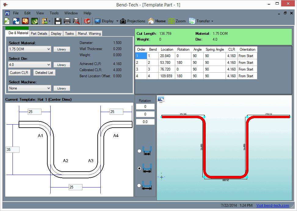 Bend-Tech EZ 3D - JMR Manufacturing